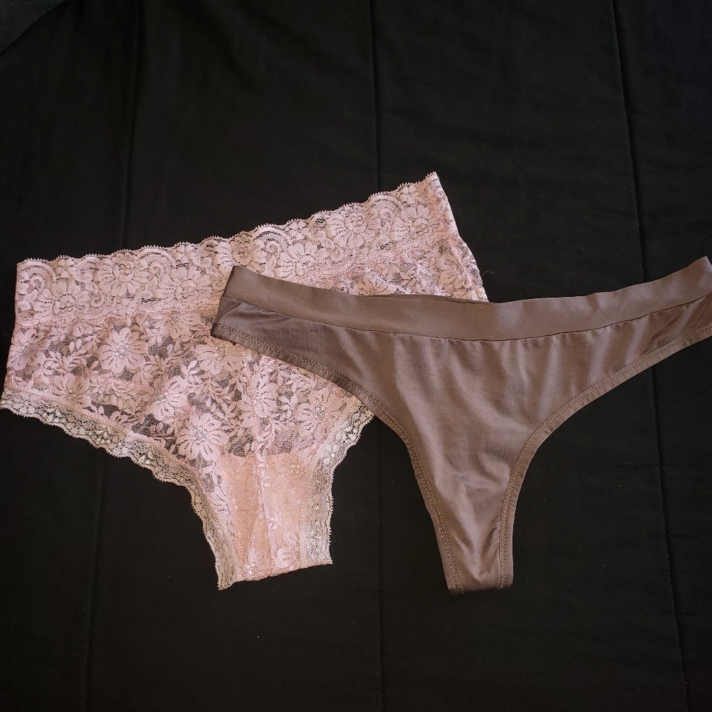 Lace Panty and Thong Pair